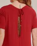 Macacão Feminino Longo Elegante Vermelho - ALYA