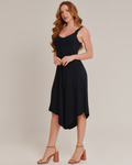 Macacão Pantacourt Casual Feminino em Viscolycra Preto - ALYA