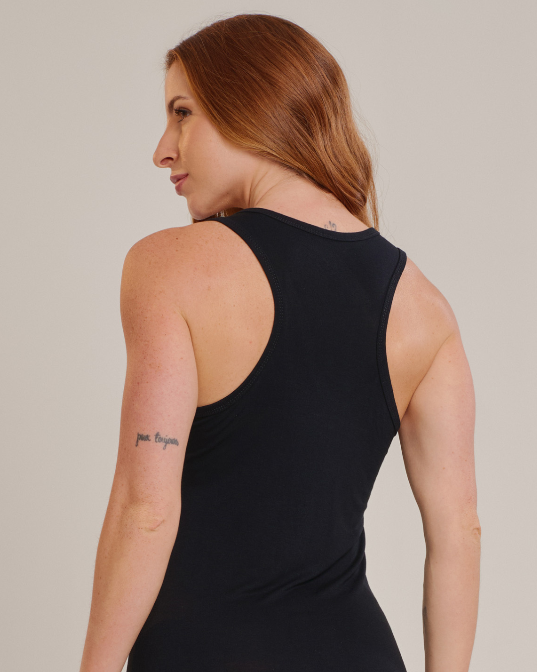 Vestido Longo Feminino Regata Soltinho com Fenda – Preto - ALYA
